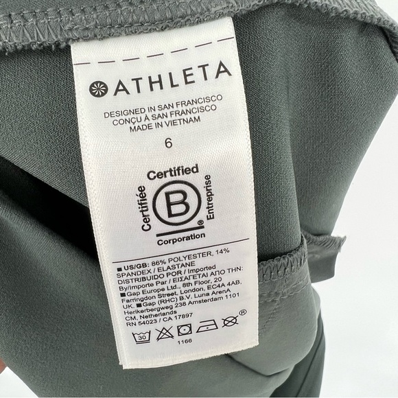 Athleta Endless High Rise Sage Green Women's Pants - Picture 7 of 14